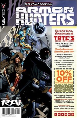 Valiant FCBD 2014 Armor Hunters Special issue nn-CQ Tate's Comics Cover