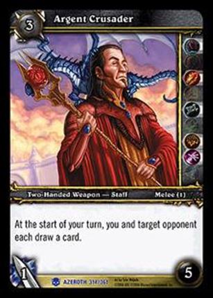 World of Warcraft: Heroes of Azeroth (Base Set) card 314 Argent Crusader