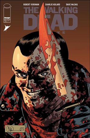 Walking Dead Deluxe issue 111-B Charlie Adlard Cardstock Cover