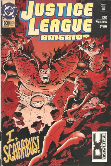 Justice League America issue 93-B DC Universe UPC (2nd Printing)
