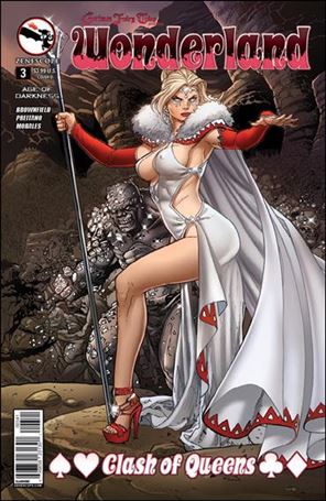 Grimm Fairy Tales Presents Wonderland: Clash of Queens issue 3-D Richard Ortiz Cover