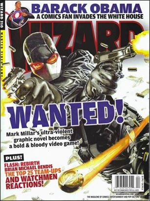 Wizard: The Magazine of Comics, Entertainment and Pop Culture issue 210 J.G. Jones Wanted Cover