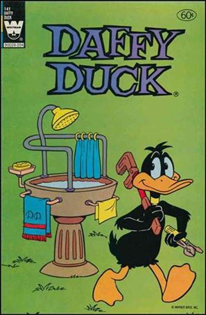 Daffy Duck issue 141-B White Logo
