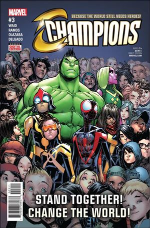 Champions (2016) issue 3 Humberto Ramos Cover