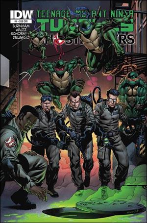 Teenage Mutant Ninja Turtles/Ghostbusters issue 4-B Robert Atkins Subscription Cover