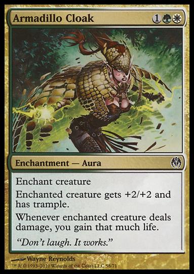 Magic the Gathering: Duel Decks: Phyrexia vs. the Coalition (Base Set) card 58 Armadillo Cloak