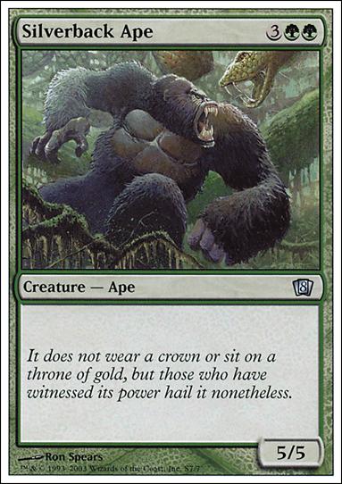 Magic the Gathering: 8th Edition (Starter Deck Subset) card S7 Silverback Ape