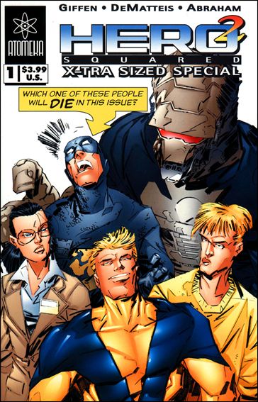 Hero Squared: X-Tra Sized Special issue 1-B Keith Giffen Previews Exclusive Cover