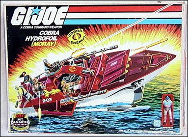 G.I. Joe: A Real American Hero 3 3/4" Basic Vehicles and Playsets figure 64 Cobra Hydrofoil (Moray)