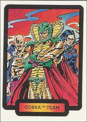 G. I. Joe Files (Base Set) card 37 Cobra Team