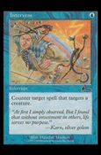 Magic the Gathering: Urza's Legacy (Base Set) card 33 Intervene