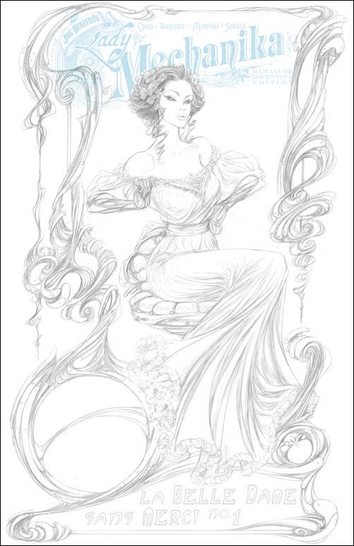Lady Mechanika: La Belle Dame Sans Merci issue 1-C Joe Benitez 1:10 Sketch Cover