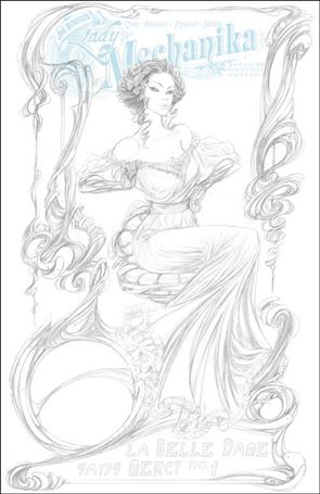 Lady Mechanika: La Belle Dame Sans Merci issue 1-C Joe Benitez 1:10 Sketch Cover