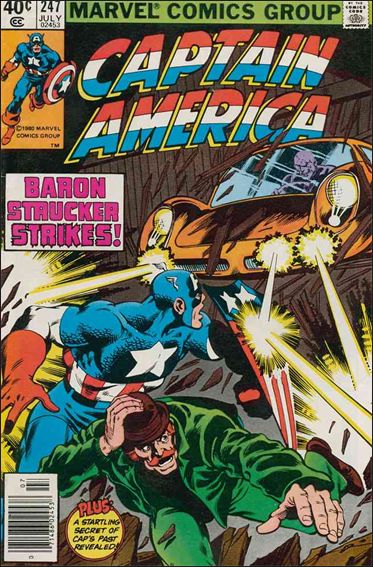 Captain America (1968) issue 247-B Newsstand Cover
