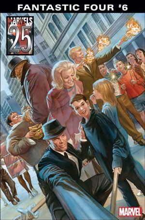 Fantastic Four (2018) issue 6-B Alex Ross Marvels 25th Anniversary Cover