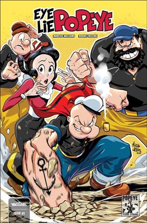 Eye Lie Popeye issue 1-G Marcus Williams Alternate Color Premiere Cover
