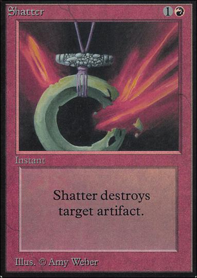 Magic the Gathering: Limited Edition Alpha (Base Set) card 173 Shatter