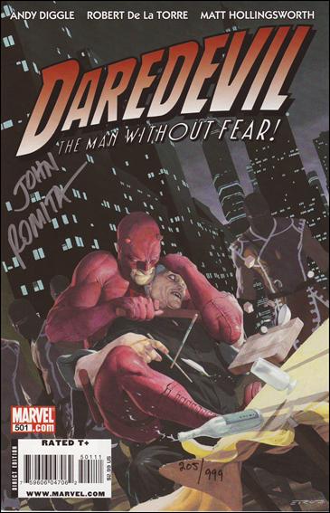 Daredevil (1964) issue 501-D DF E. Ribic Cover (Signed by J. Romita) 1/699