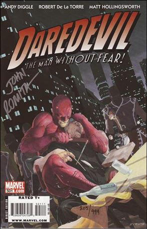 Daredevil (1964) issue 501-D DF E. Ribic Cover (Signed by J. Romita) 1/699