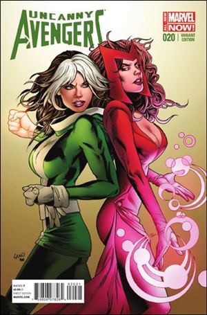 Uncanny Avengers (2012) issue 20-B Greg Land 1:25 Cover