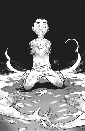 House of Slaughter issue 20-F Ramón Pérez 1:50 B&W Cover