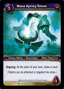 World of Warcraft: March of the Legion (Base Set) card 96 Mana Spring Totem