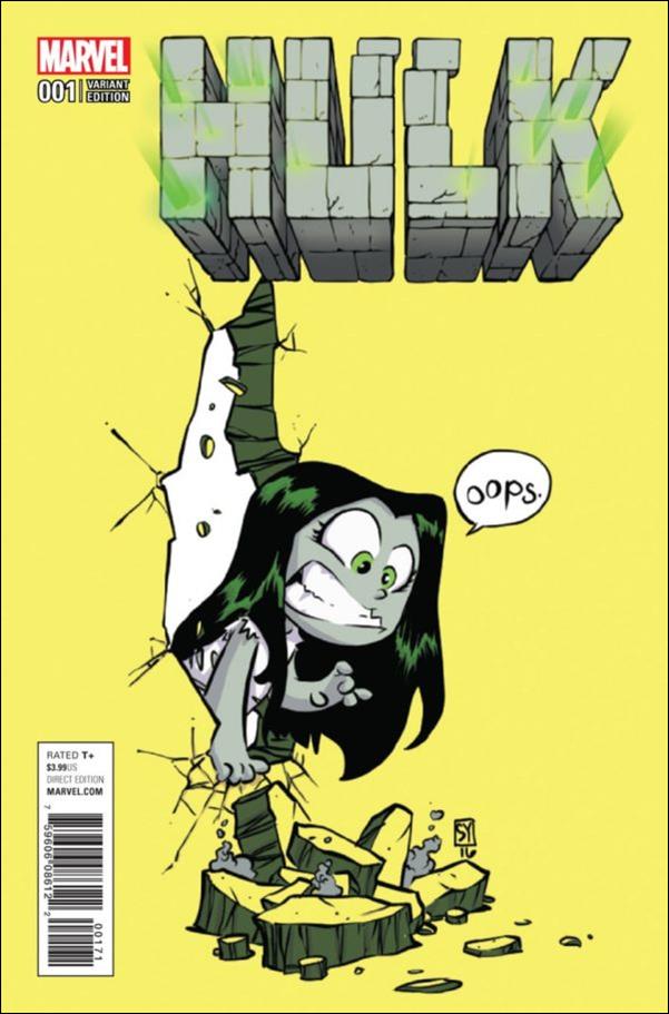 Hulk (2017) issue 1-F Skottie Young Baby Cover
