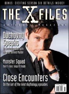 Official X-Files Magazine Volume 1 issue 9 Fox Mulder Cover