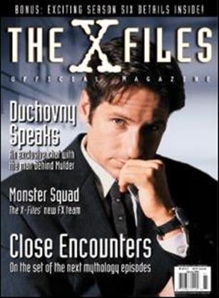 Official X-Files Magazine Volume 1 issue 9 Fox Mulder Cover