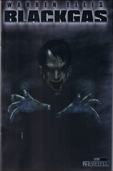 Warren Ellis: Blackgas  issue 1-F Platinum Foil Cover 1/800