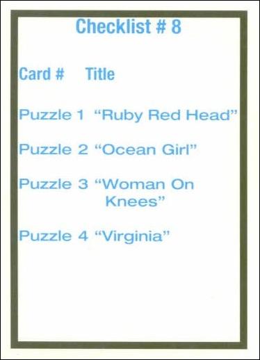 Art of Curves (Base Set) card CK8 Checklist 8
