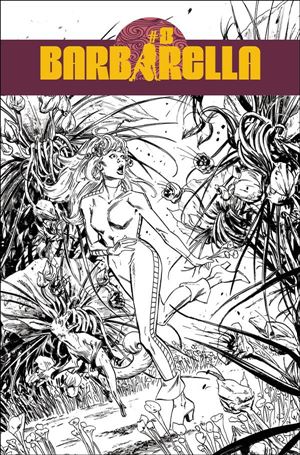 Barbarella (2021) issue 8-K Butch Guice 1:10 Black & White Cover