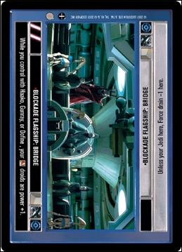 Star Wars: Coruscant Limited (Base Set) card 68 Blockade Flagship: Bridge
