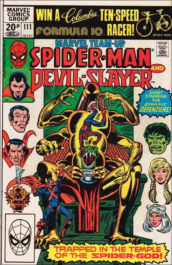 Marvel Team-Up (1972) issue 111-B UK Price Cover