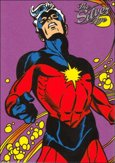 Marvel: The Silver Age (Base Set) card 85 Captain Marvel #17