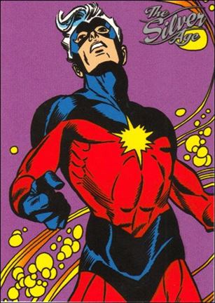 Marvel: The Silver Age (Base Set) card 85 Captain Marvel #17