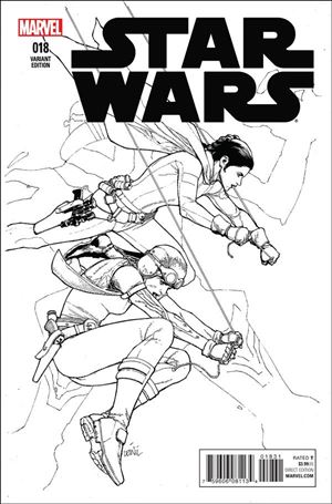 Star Wars (2015) issue 18-B Leinil Francis Yu 1:100 Sketch Cover
