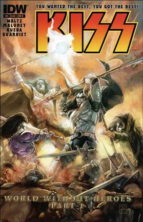 Kiss (2012) issue 3-B Xermanico Cover