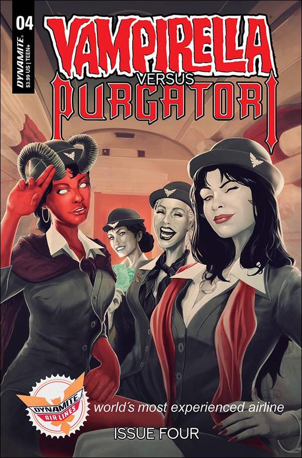 Vampirella vs Purgatori issue 4-G Daniel Maine Cover