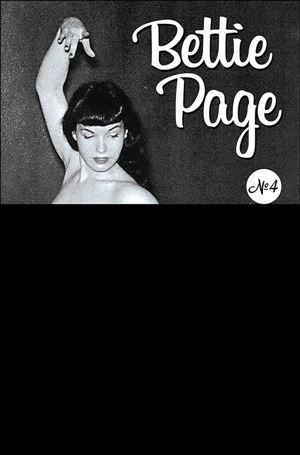 Bettie Page: The Curse of the Banshee issue 4-F Black Bag Nude Photo Cover