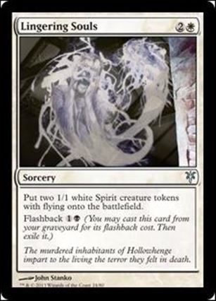 Magic the Gathering: Duel Decks: Sorin vs. Tibalt (Base Set) card 24 Lingering Souls