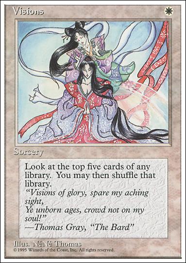 Magic the Gathering: 4th Edition (Base Set) card 54 Visions