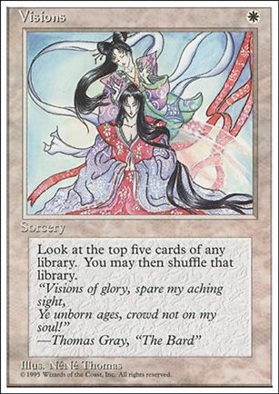 Magic the Gathering: 4th Edition (Base Set) card 54 Visions