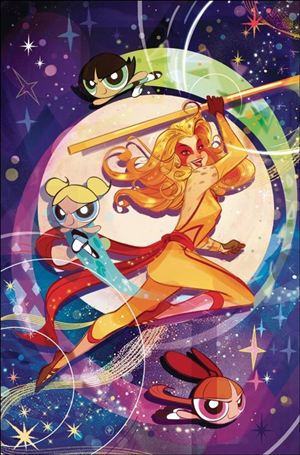 ThunderCats / The Powerpuff Girls issue 1-I Nicoletta Baldari Virgin 1:10 Cardstock Cover
