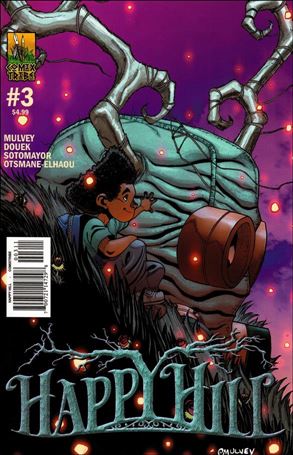 Happy Hill issue 3-B Joe Mulvey Wudsman Cover