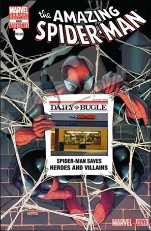 Amazing Spider-Man (1963) issue 666-OF Heroes and Villains Daily Bugle Cover