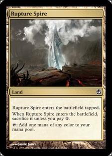 Magic the Gathering: Duel Decks: Ajani vs. Nicol Bolas card 75 Rupture Spire