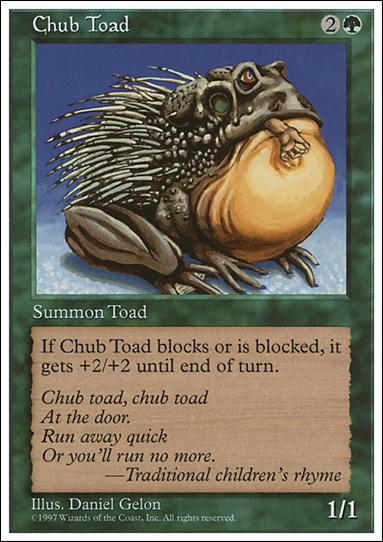 Magic the Gathering: 5th Edition (Base Set) card 283 Chub Toad