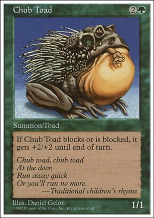 Magic the Gathering: 5th Edition (Base Set) card 283 Chub Toad