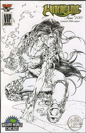 Witchblade (1995) issue 100-H WW Chicago / Fantastic Realm VIP Cover 1/1000